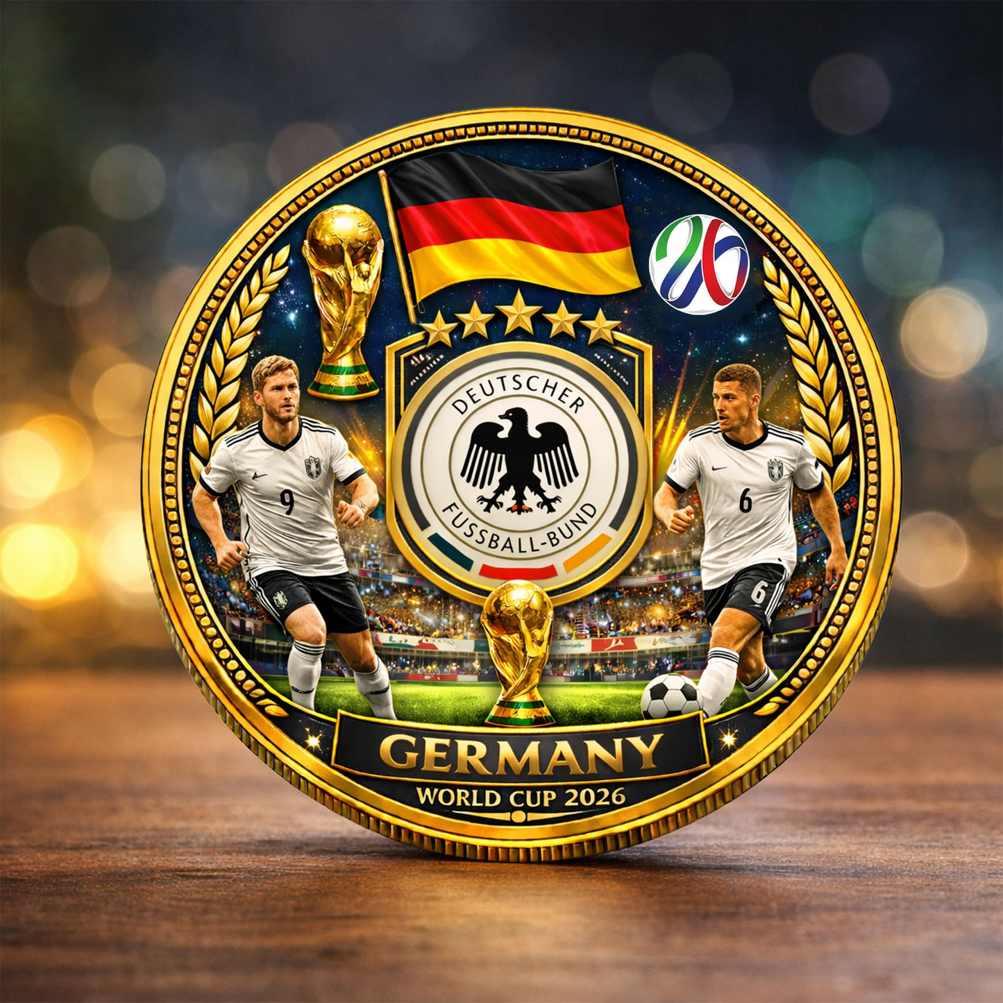 Germany Premium World Cup Commemorative Coin DDT CTND