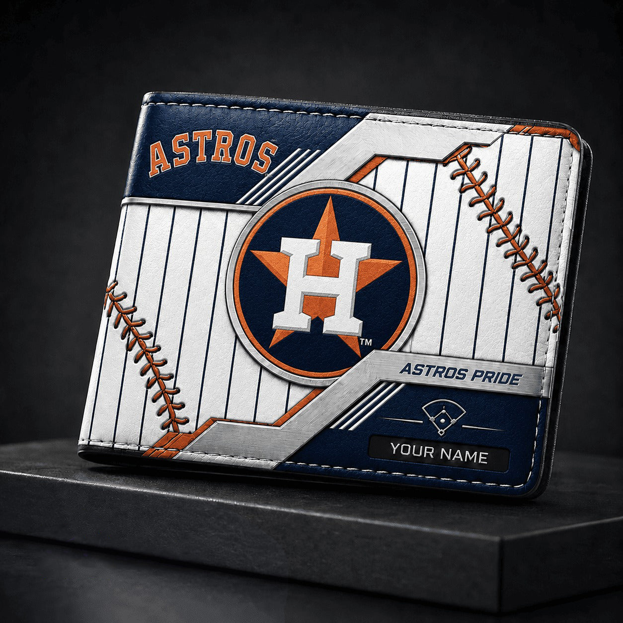 HA x MLB Premium Men Wallet Luxury Personalized Gift For Fan Men
