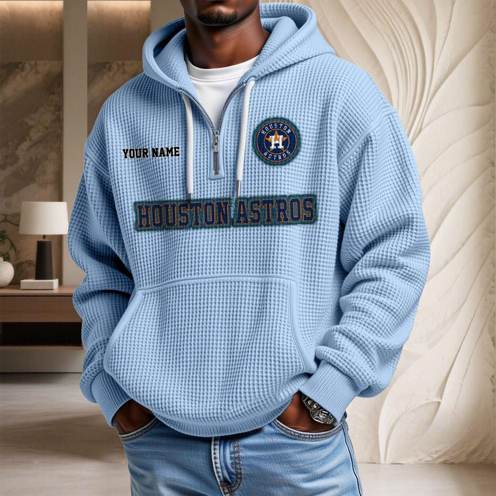 HOU x MLB Waffle Hoodie DATND TANTD