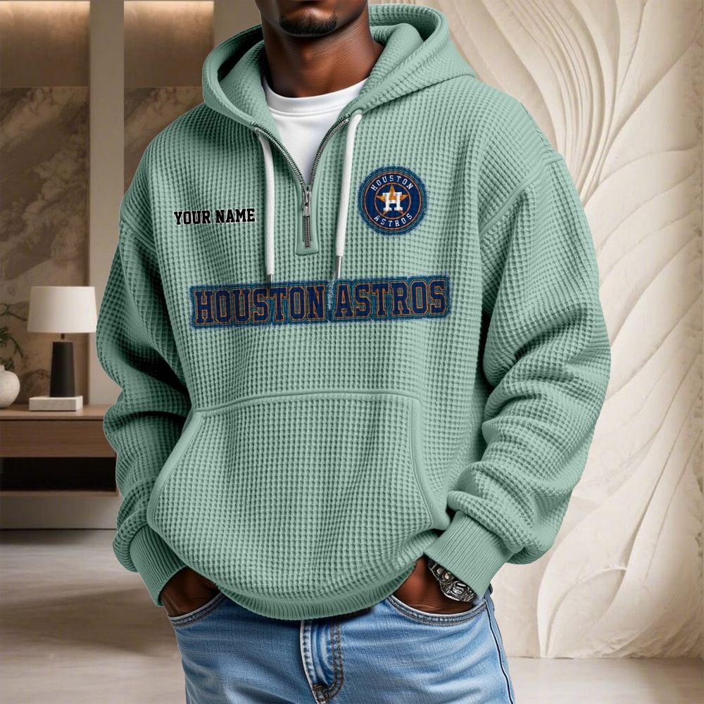 HOU x MLB Waffle Hoodie DATND TANTD