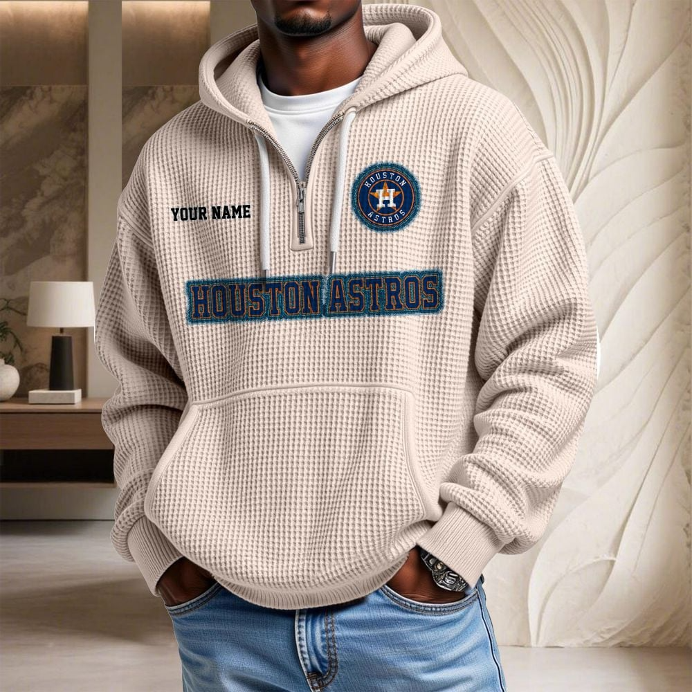 HOU x MLB Waffle Hoodie DATND TANTD