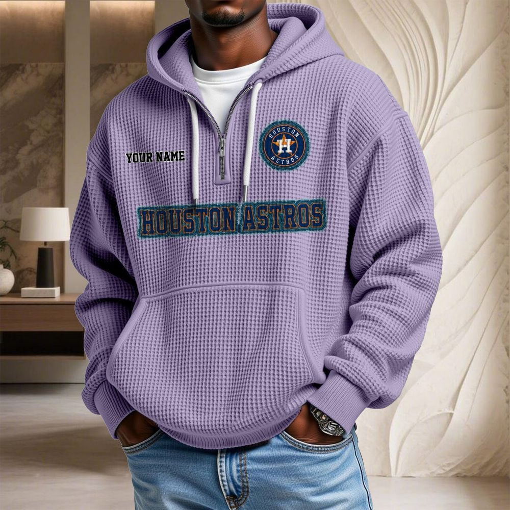 HOU x MLB Waffle Hoodie DATND TANTD
