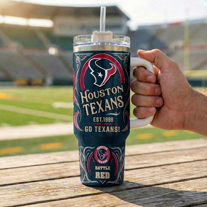 HOU x NFL Stainless Steel Tumble DatND DVT