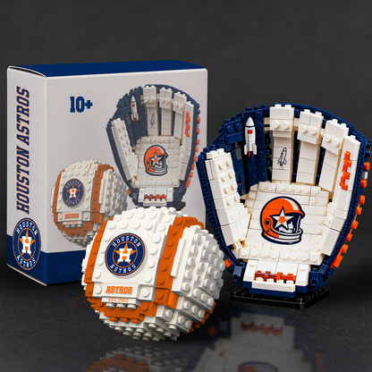 MLB Teams Baseball Glove & Ball Building Block Set NDT TDT 291125