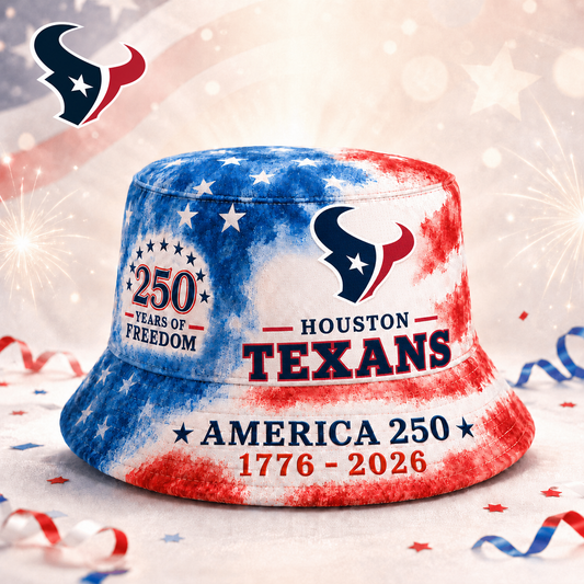 HT Premium NFL 250 Years Of Freedom Bucket Hat 120626