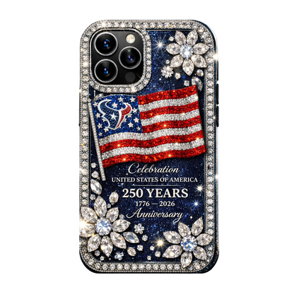 HT Premium NFL Celebration United States Of America 250 Years Luxury Phone Case DDT CTND