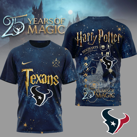 HT Premium NFL Harry Potter 25 Years Of Magic 3D Shirt DDT CTND