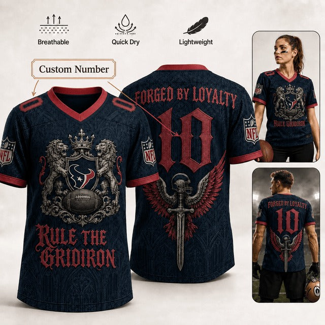HT Premium NFL Medieval Warrior Game Day Game Day Jersey 100626