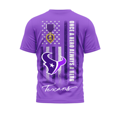 HT Premium National Purple Hear Day 3D Shirt  300626