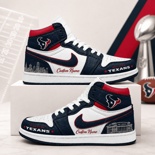 HT x NFL Luxury Air Jordan 1 Sneakers 230626