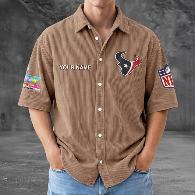 HT x NFL Men Seersucker Button Shirt DDT NTL