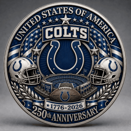 IC Premium NFL 250 Years Of Freedom Commemorative Coin DDT 090626 NTL