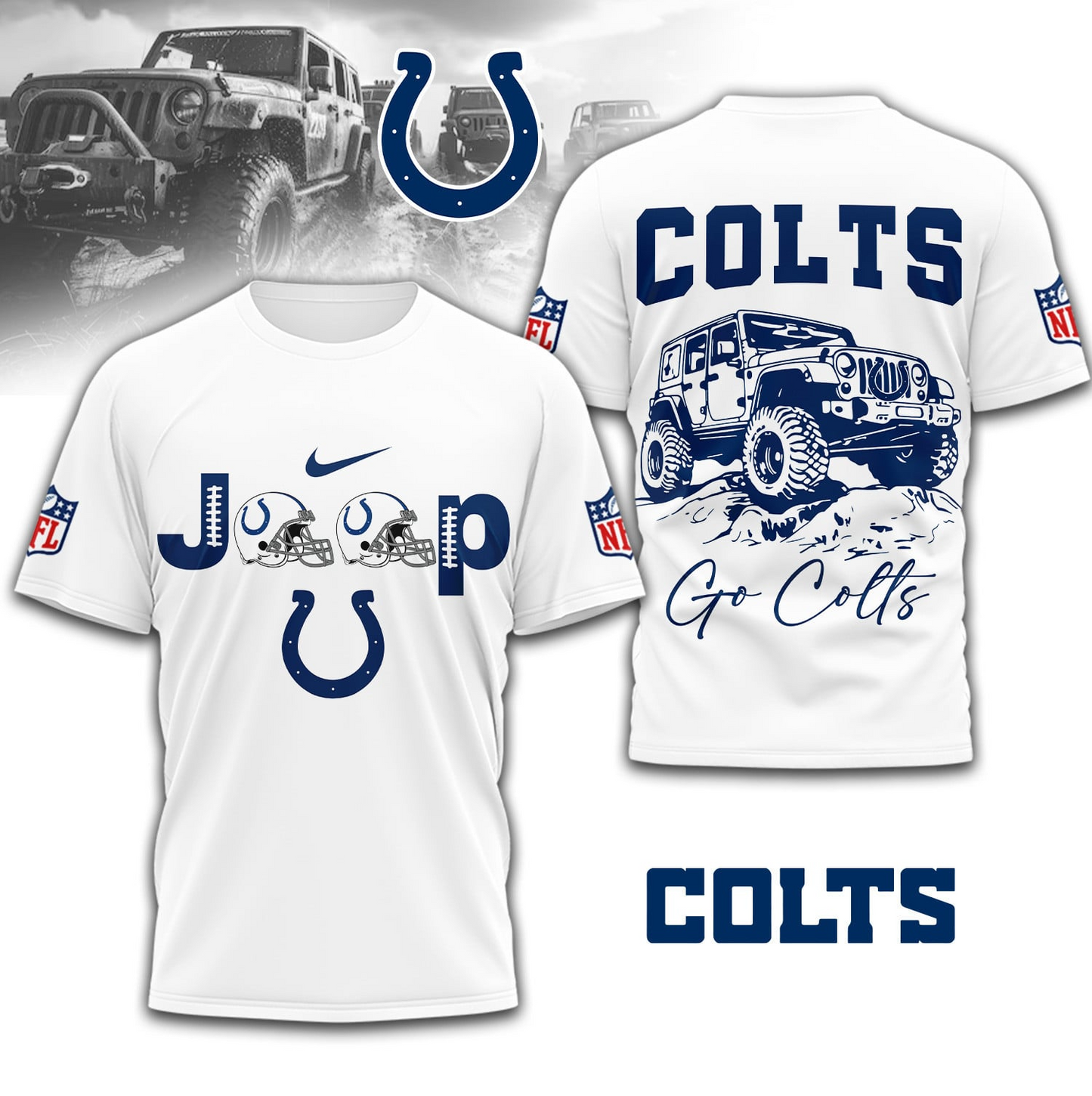 IC Premium NFL Jeep 3D Shirt DDT NTL