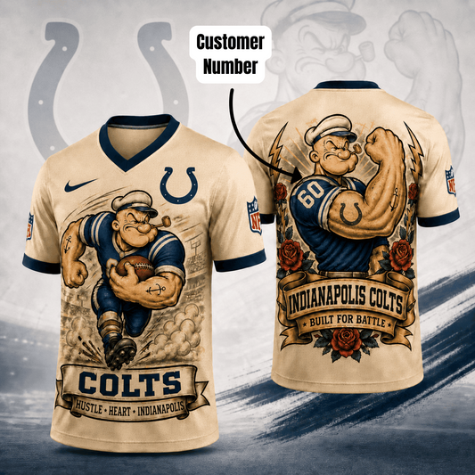 IC Premium NFL Popeye Vintage Tattoo 3D T-Shirt DDT 050626 HLPHUONG