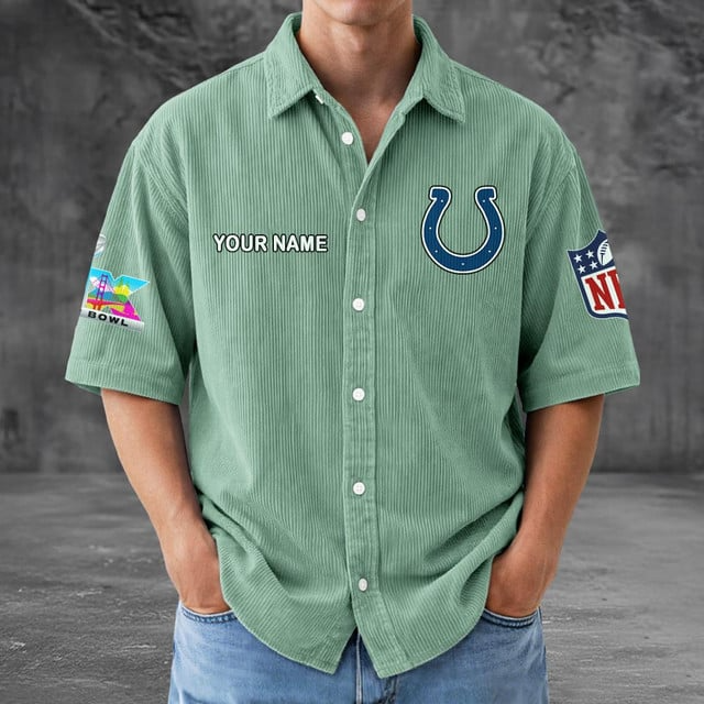 IC x NFL Men Seersucker Button Shirt DDT NTL