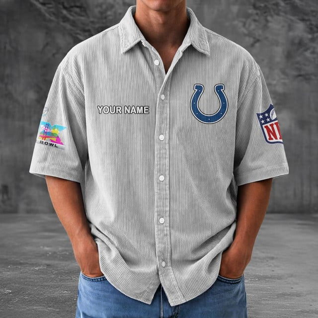 IC x NFL Men Seersucker Button Shirt DDT NTL