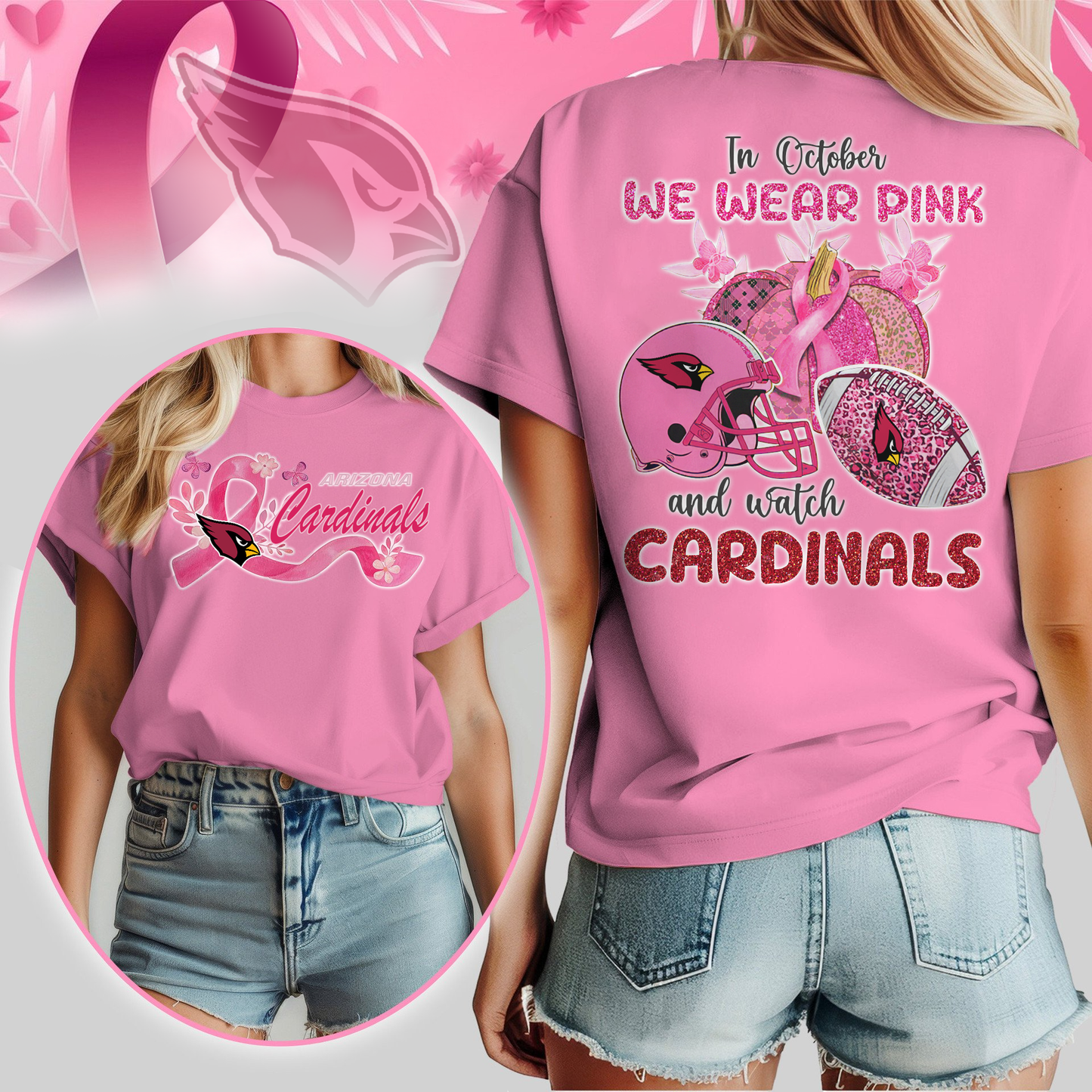 In October We Wear Pink And Watch AC Shirt  300626