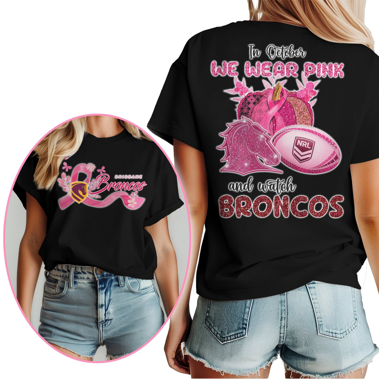 In October We Wear Pink And Watch BB Shirt
