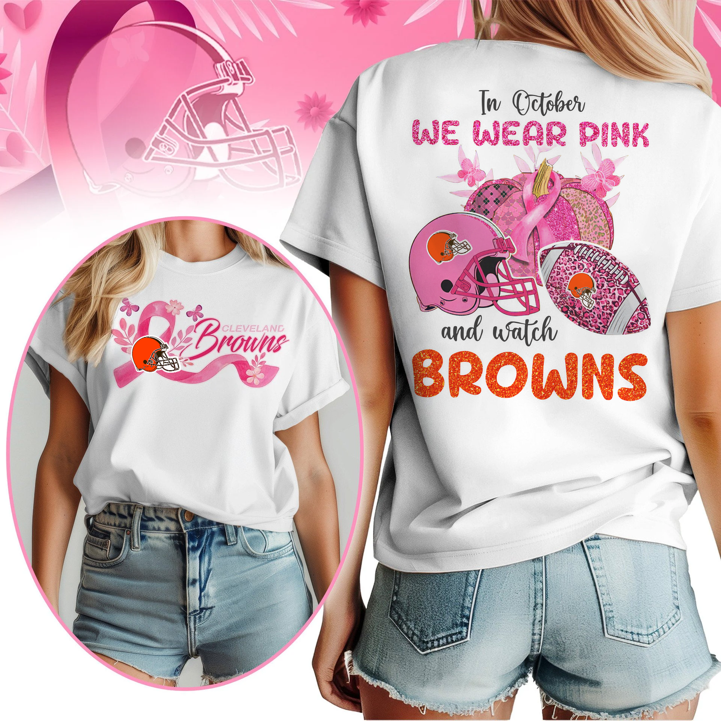 In October We Wear Pink And Watch CB 2 Shirt  300626