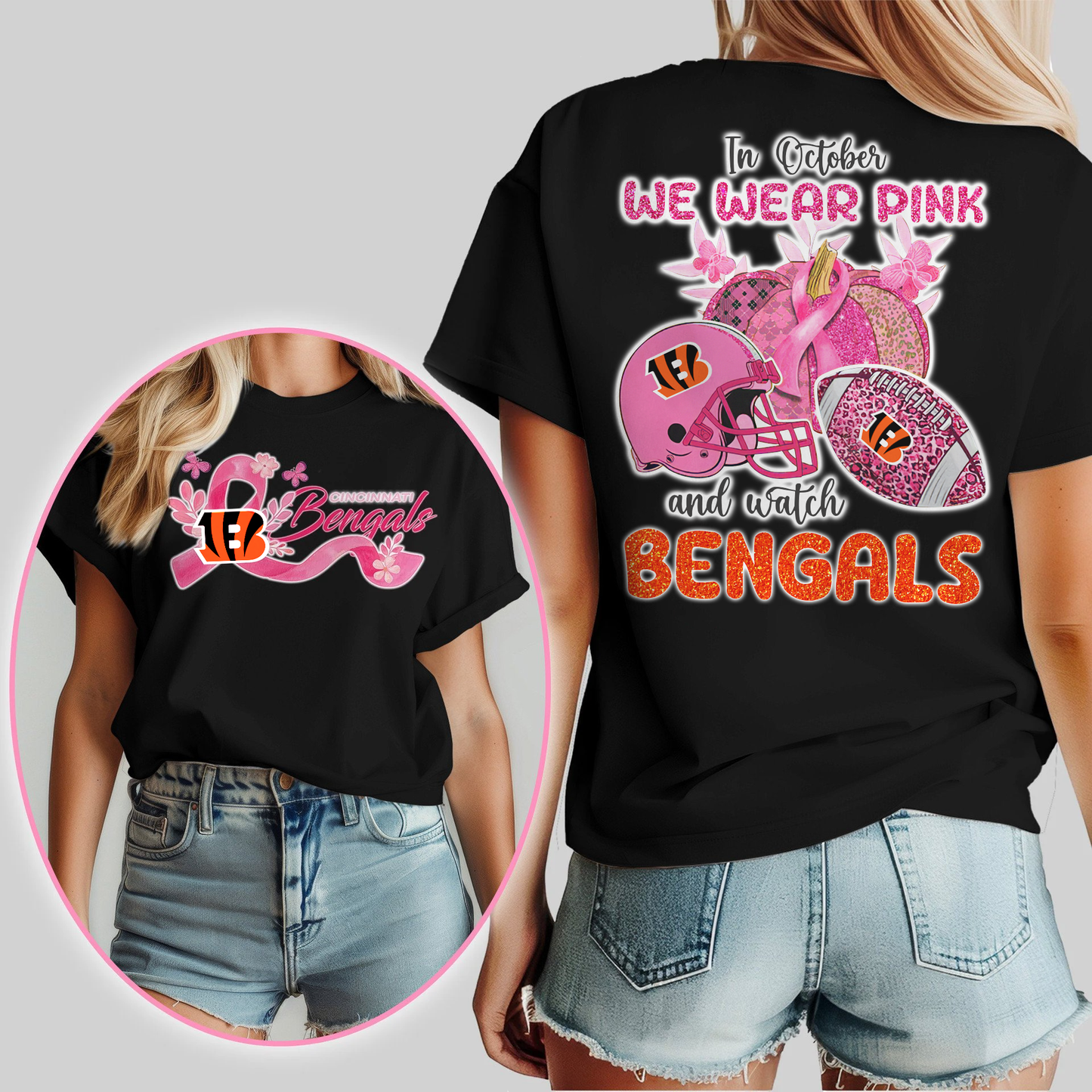 In October We Wear Pink And Watch CB Shirt  300626