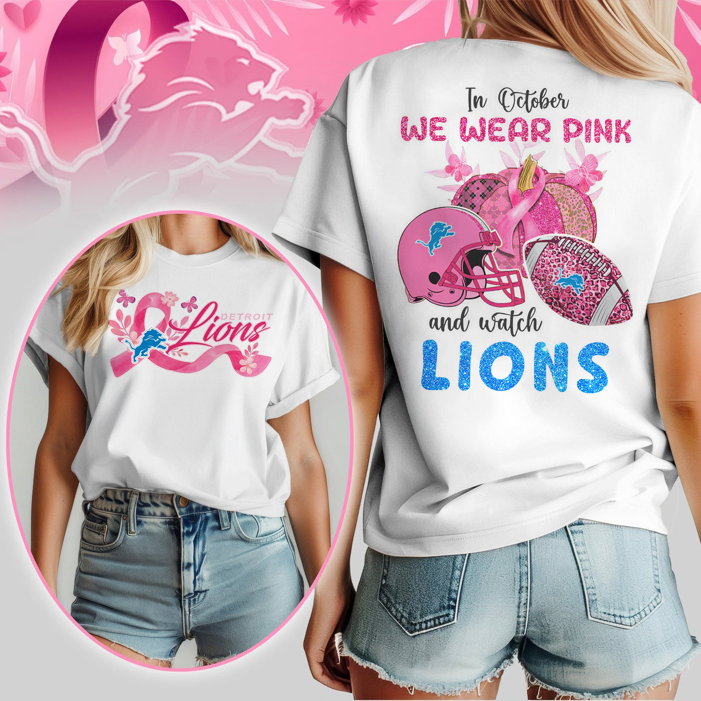 In October We Wear Pink And Watch DL Shirt  300626
