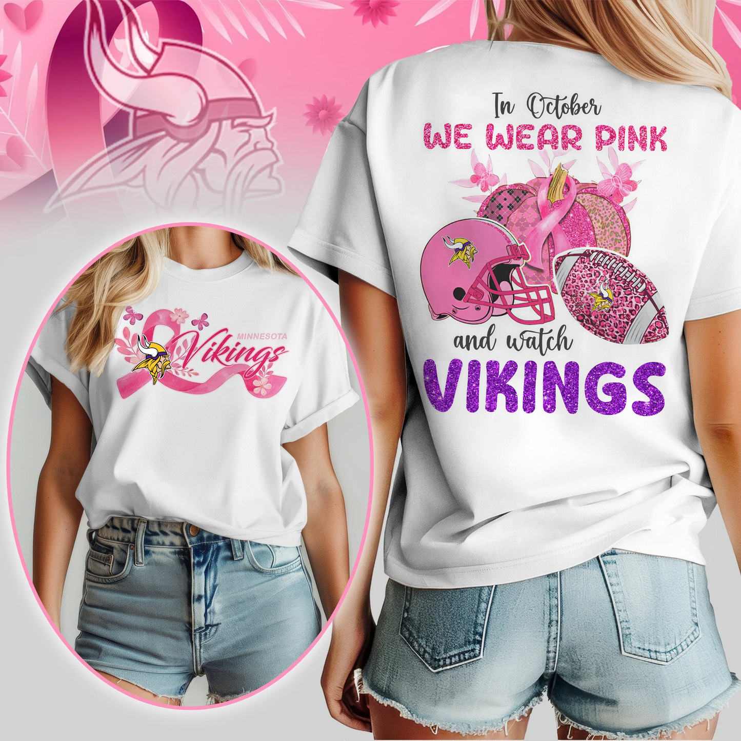 In October We Wear Pink And Watch MV Shirt  300626