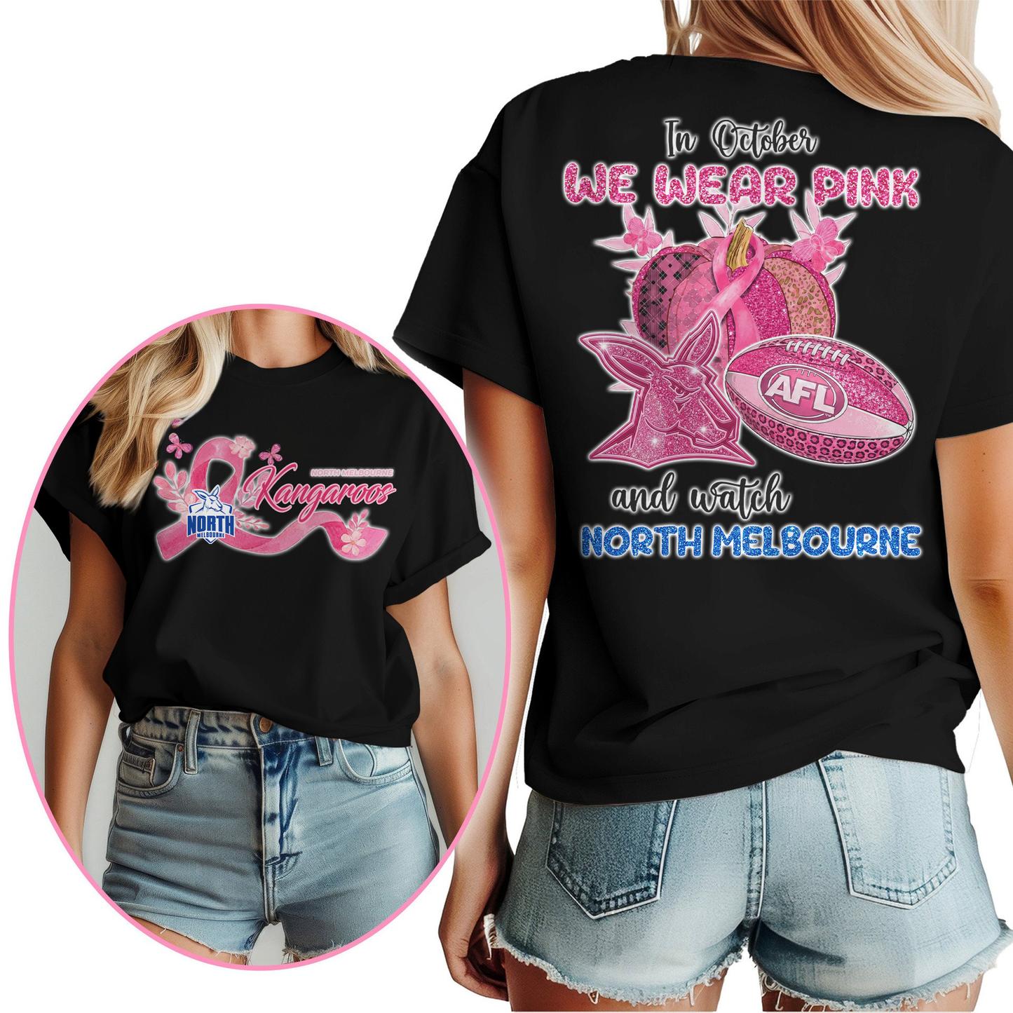 In October We Wear Pink And Watch NM Shirt