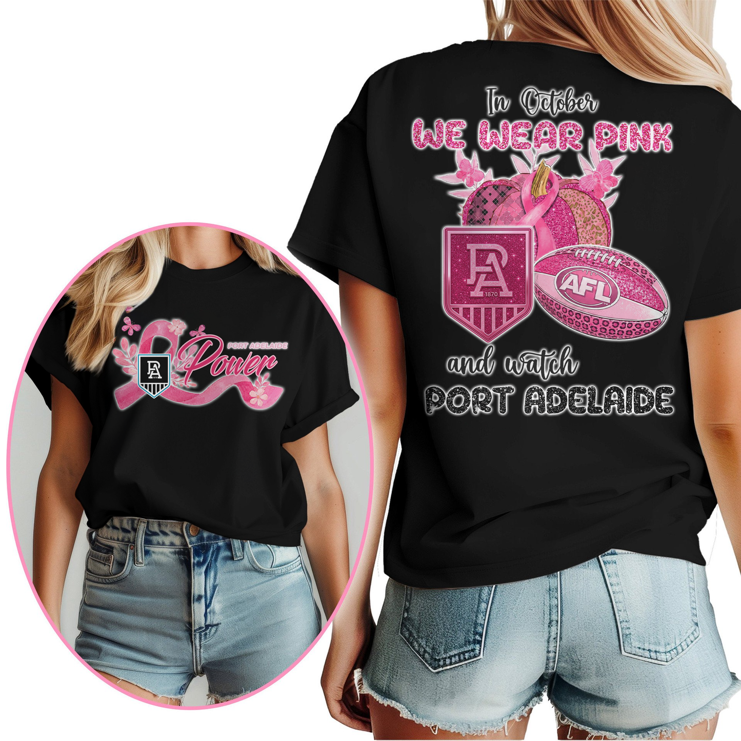 In October We Wear Pink And Watch PA Shirt