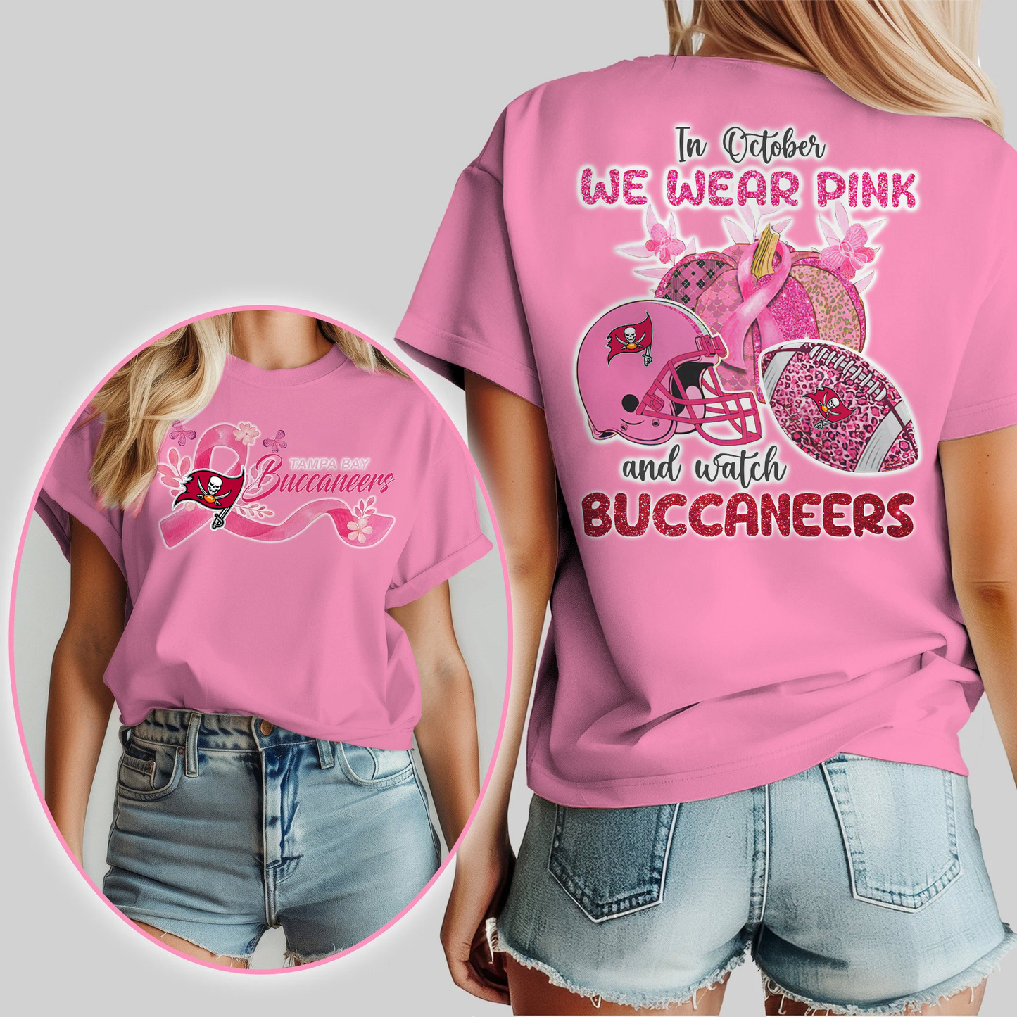 In October We Wear Pink And Watch TBB Shirt  300626
