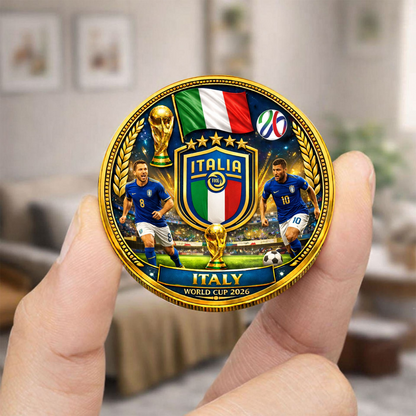 Italy Premium World Cup Commemorative Coin DDT CTND