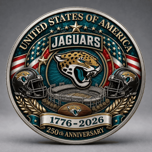 JJ Premium NFL 250 Years Of Freedom Commemorative Coin DDT 090626 NTL