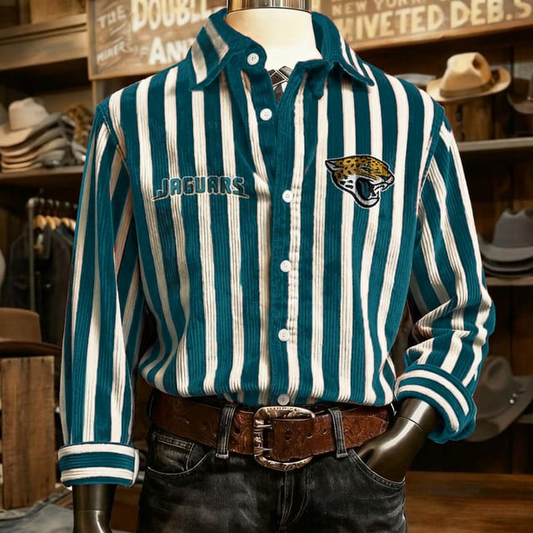JJ x NFL Color Stripe Corduroy Shirt DDT NTL