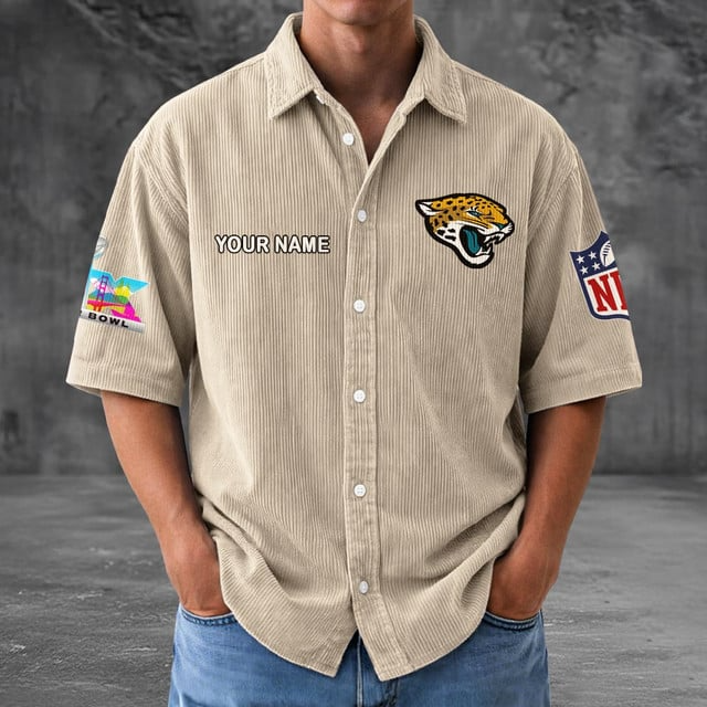 JJ x NFL Men Seersucker Button Shirt DDT NTL