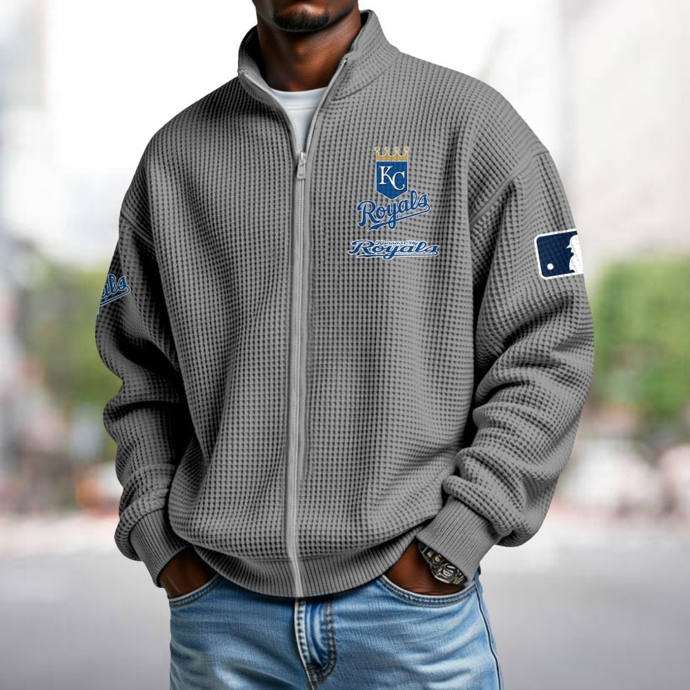 KC x MLB Waffle Zip-Up Sweatshirt DatND DVT