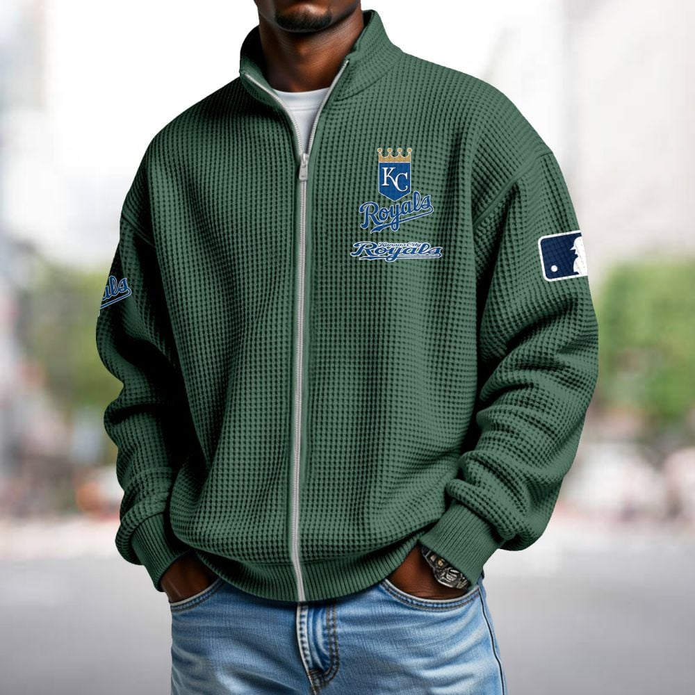 KC x MLB Waffle Zip-Up Sweatshirt DatND DVT