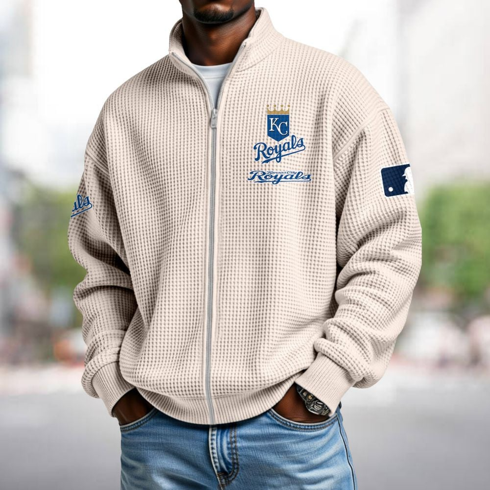 KC x MLB Waffle Zip-Up Sweatshirt DatND DVT