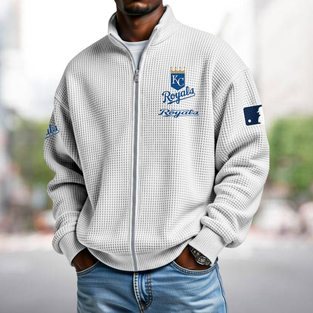 KC x MLB Waffle Zip-Up Sweatshirt DatND DVT
