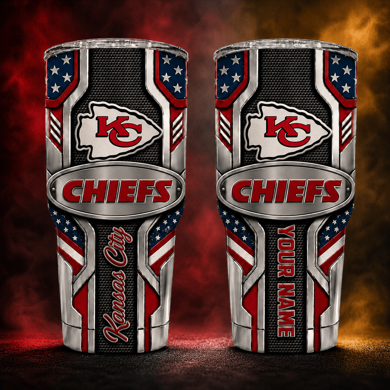 KCC Personalized Premium NFL V2 Classic Tumbler 220626