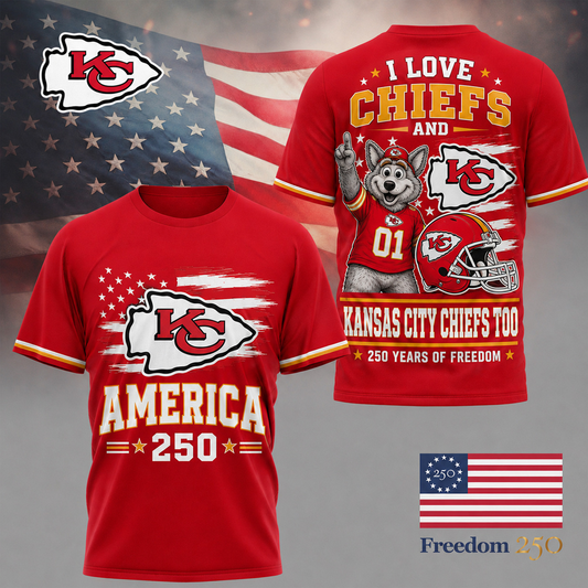 KCC Premium NFL 250 Years Of Freedom 3D Shirt120626