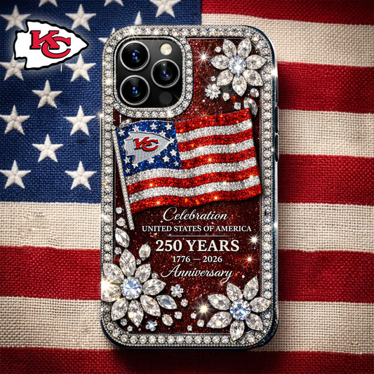 KCC Premium NFL Celebration United States Of America 250 Years Luxury Phone Case DDT CTND