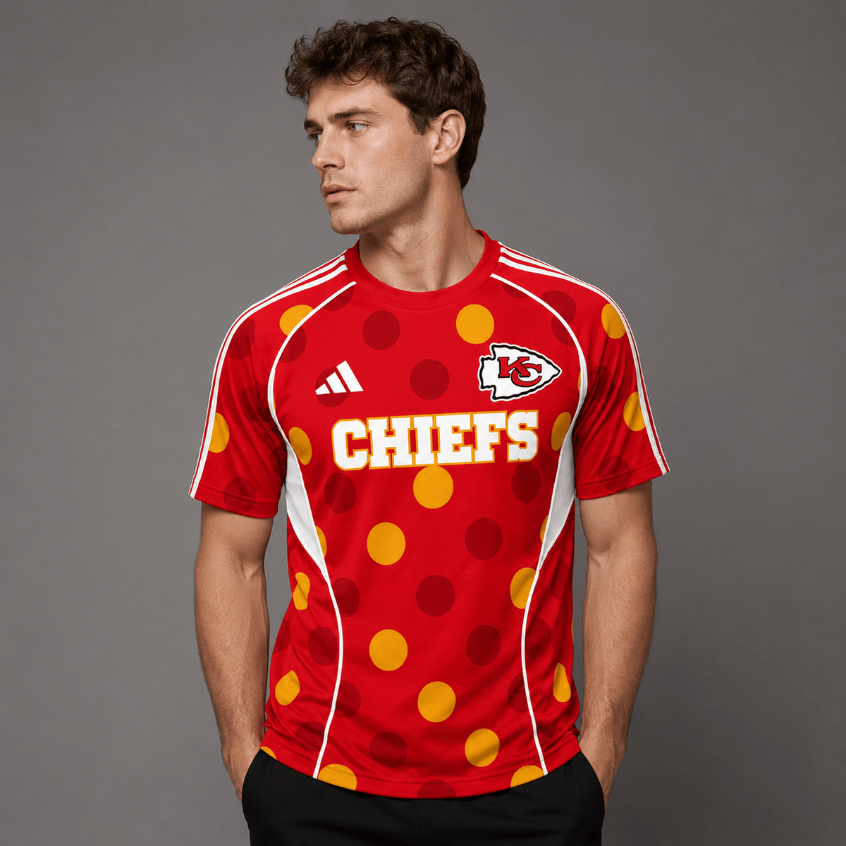 KCC Premium NFL Game Day Polka Dot Sports Jersey Shirt