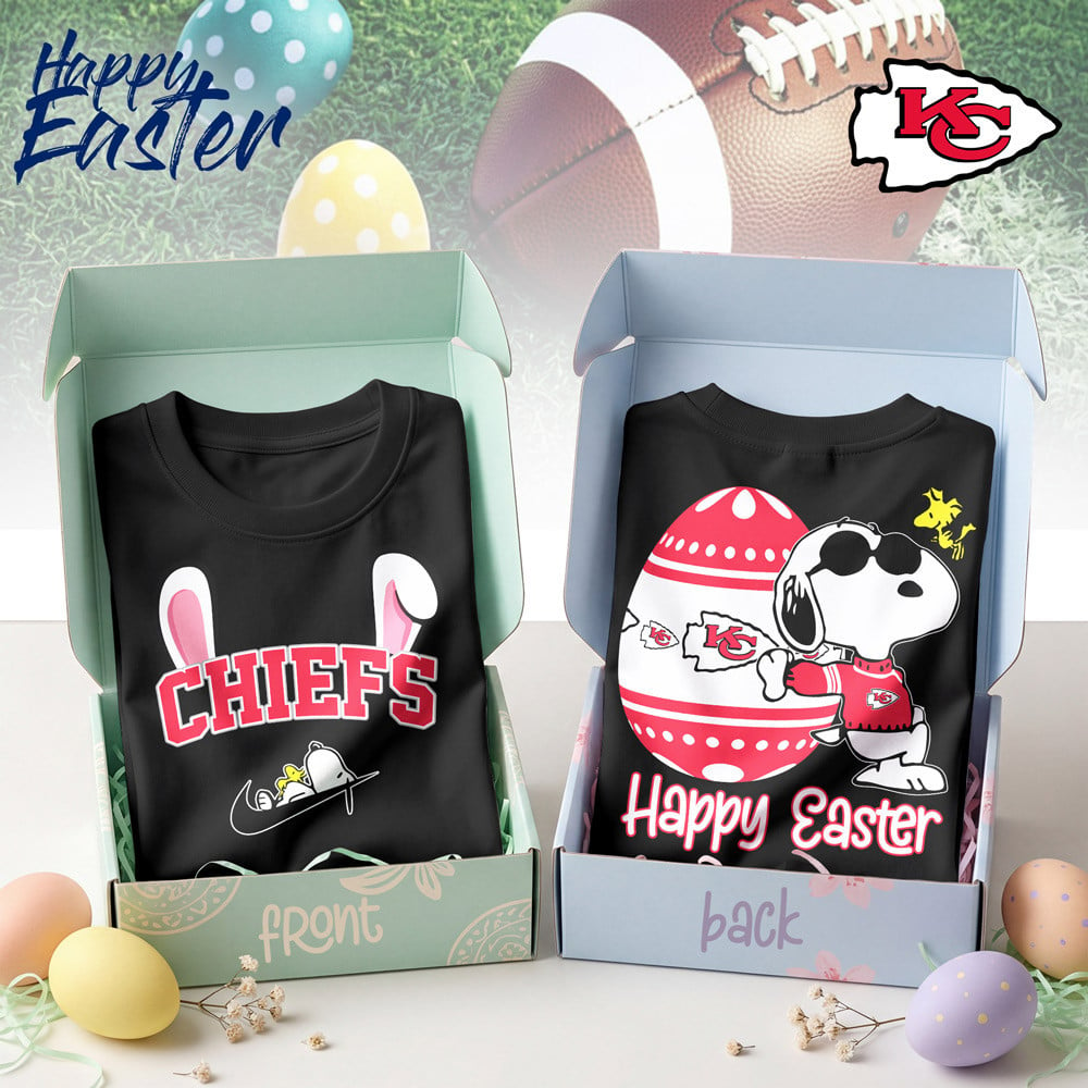 KCC Premium NFL Happy Snoopy Easter T-shirt DDT NTL