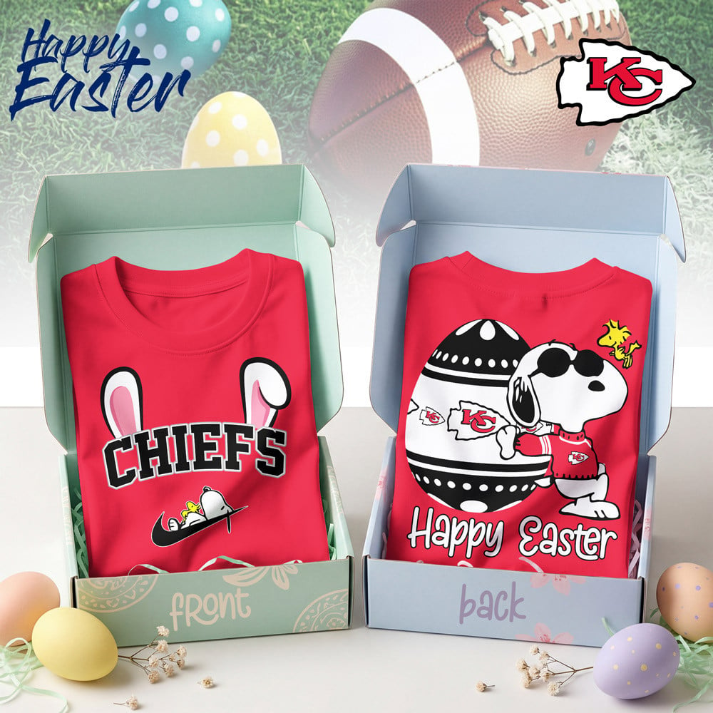 KCC Premium NFL Happy Snoopy Easter T-shirt DDT NTL