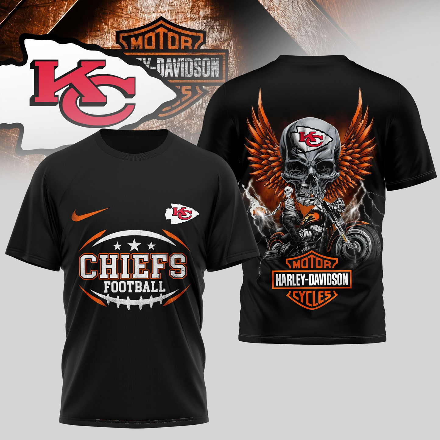 KCC Premium NFL Motorcycle 3D Shirt DDT 090626 HLPHUONG
