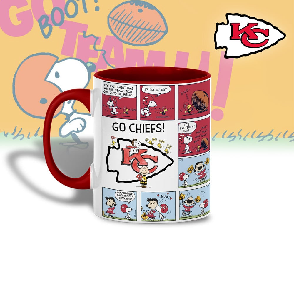 KCC Premium NFL Peanuts Comic Mug DDT  CTND