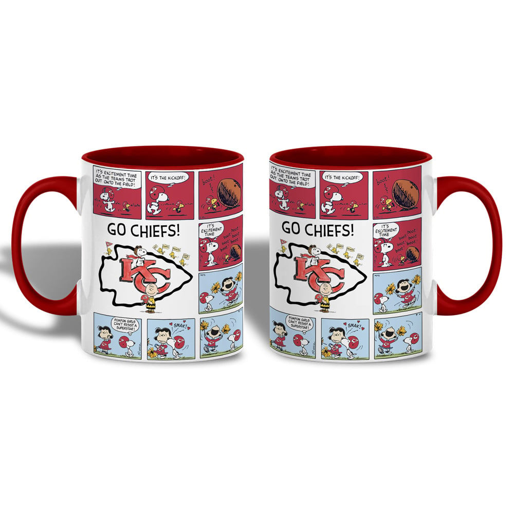 KCC Premium NFL Peanuts Comic Mug DDT  CTND
