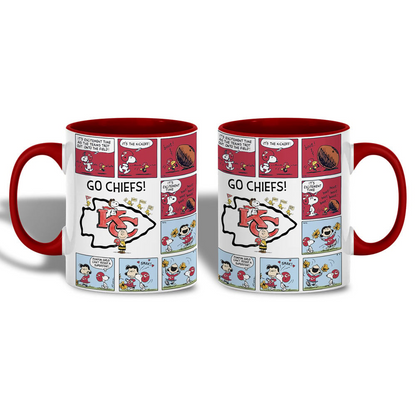 KCC Premium NFL Peanuts Comic Mug DDT  CTND