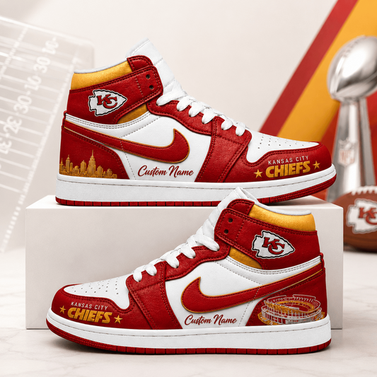 KCC x NFL Luxury Air Jordan 1 Sneakers 230626