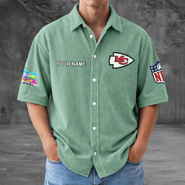 KCC x NFL Men Seersucker Button Shirt DDT NTL