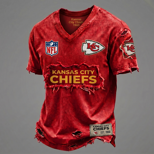 KC NFL Premium V-Neck T-shirt Gift For Fans 0306 NAK DATND NHT